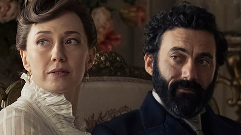 Patrick Page as Richard Clay in The Gilded Age Season 4 Patrick Page as Richard Clay in The Gilded Age Season 4